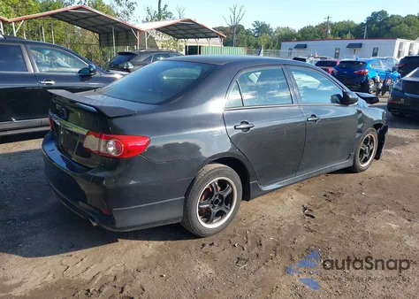 2013 Toyota Corolla S z USA, uszkodzony, nr VIN 2T1BU4EE9DC041229